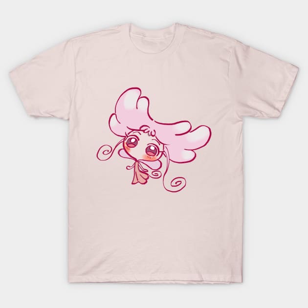 kawaii pastel pink baby fairy fafa or bibi / ojamajo magical doremi anime T-Shirt by mudwizard